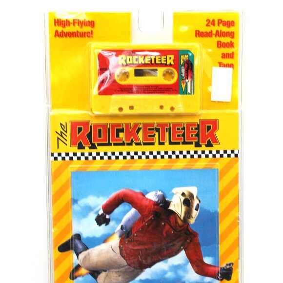 Vintage The Rocketeer Walt Disney Read Along Book & Cassette Set 1990 Movie NOP - Picture 1 of 6